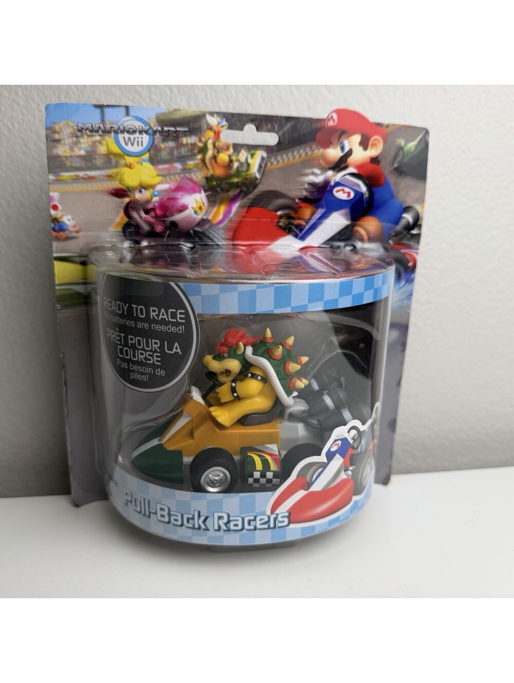 2013 Nintendo Mario Kart Wii Pull-Back Racers BOWSER with Kart 5" Racing Toy NEW
